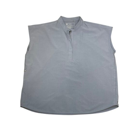 Figs Rafaela Oversized Scrub Top VAPOR BLUE Large - Picture 1 of 5